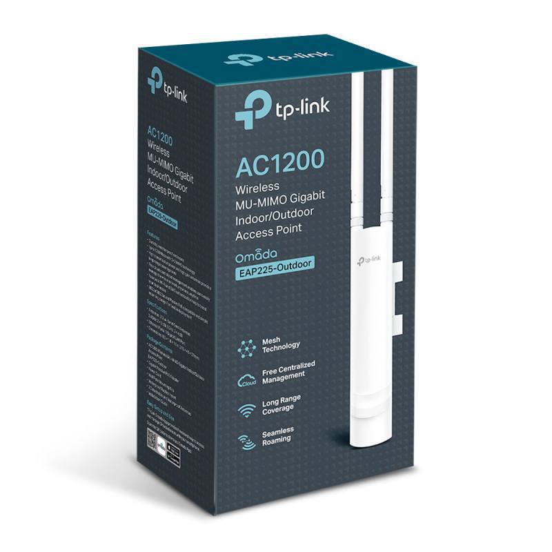 TP-Link EAP225-Outdoor - Punto de acceso inalámbrico - Wi-Fi 5