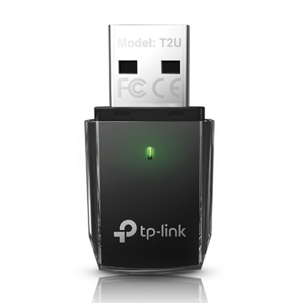 TP-LINK - Adaptador inalámbrico USB de banda dual AC600 T2U