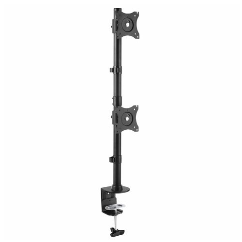  Vertical Desk Mount Dual Monitor Arm - For Monitors 13