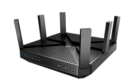 TP-LINK - AC4000 MU-MIMO Tri-Band WiFi Router - Archer C4000