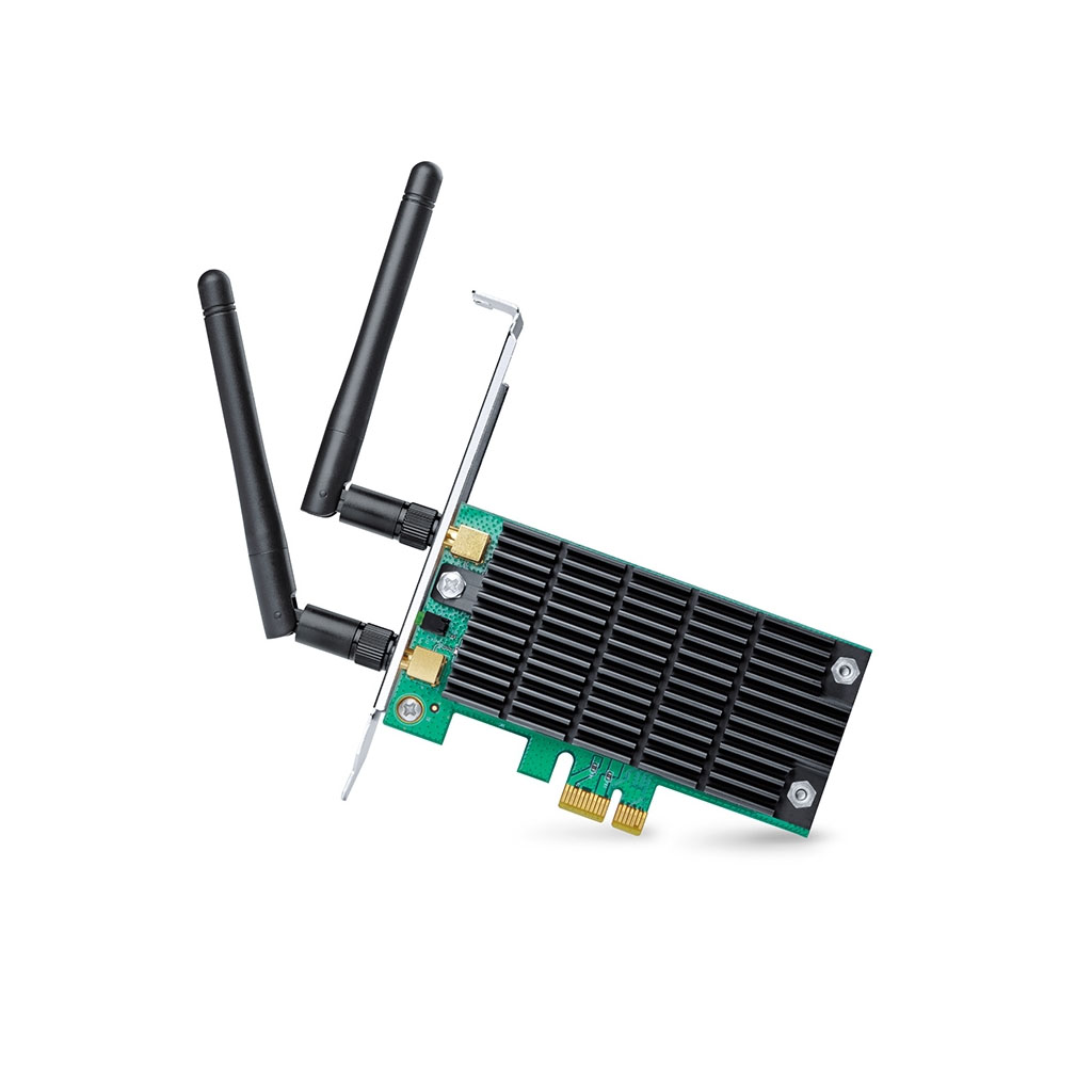 TP-LINK - Adaptador PCI Express inalámbrico de doble banda AC1300  - Archer T6E