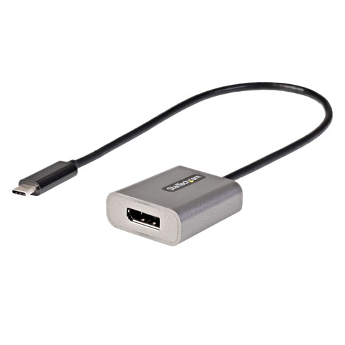  Cable 30cm Adaptador USB C a DisplayPort - Conversor USB Tipo C a DisplayPort 1.4 de 8K/4K 60Hz - Convertidor de Vídeo USBC a DP para Monitor - Startech
