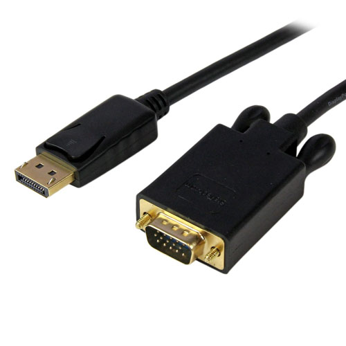  Cable de 1,8m DisplayPort a VGA - Cable Adaptador Activo de DisplayPort a VGA - Vídeo 1080p - Startech