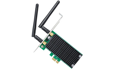 TP-LINK - Adaptador PCI Express WiFi Banda Dual AC1200 - Archer T4E