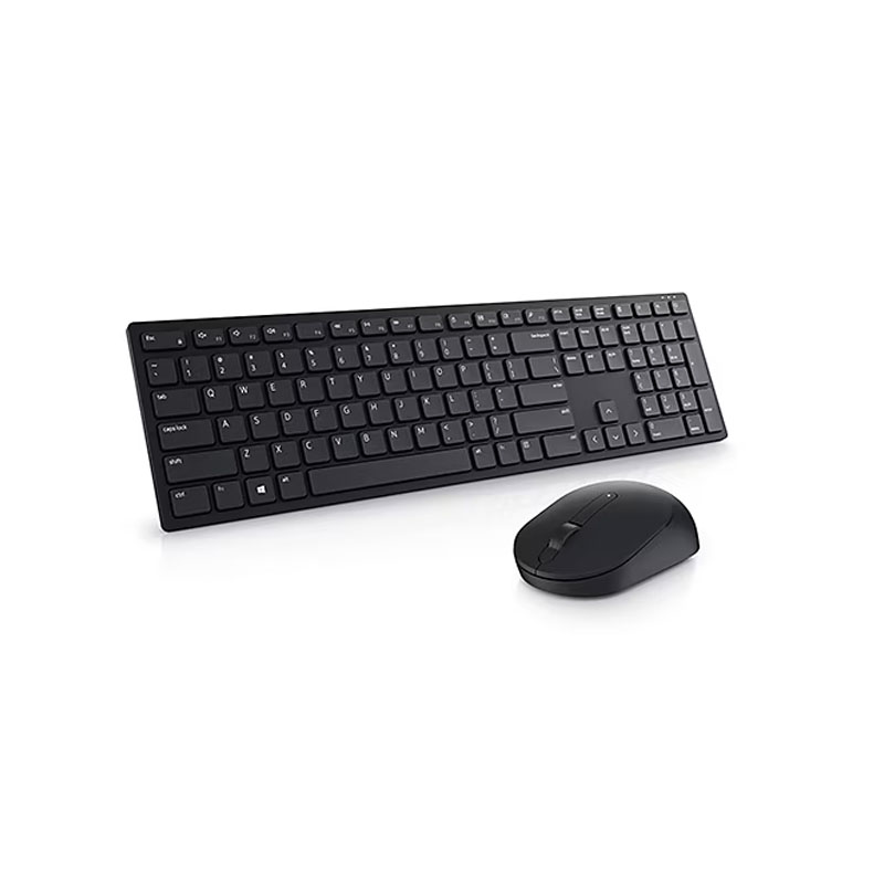 Dell Pro KM5221W - Retail Box - juego de teclado y ratón - inalámbrico - 2.4 GHz - QWERTY - inglés - negro