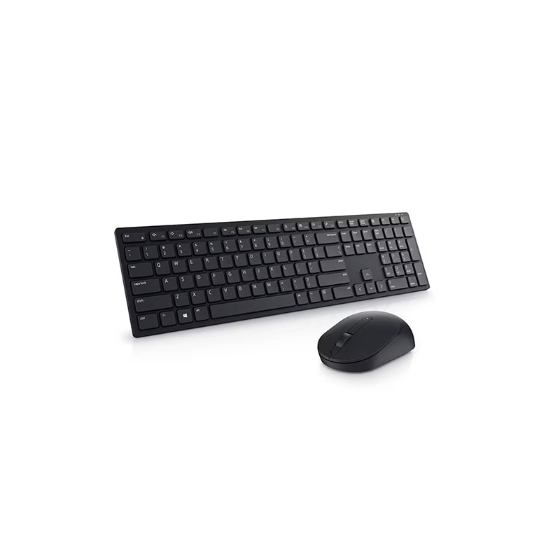 Dell Pro KM5221W - Retail Box - juego de teclado y ratón - inalámbrico - 2.4 GHz - QWERTY - español - negro