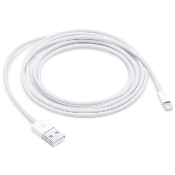 Apple MD819AM/A Cable cargador con USB, de 2 metros. - MD819AM/A
