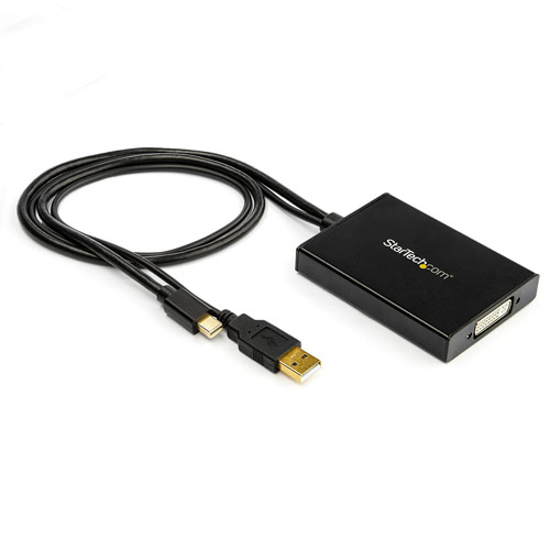  Adaptador Mini DisplayPort a DV de Enlace Doble - Alimentado por USB - Conectividad Dual Link - Startech