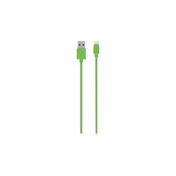 Belkin MIXIT Cable de carga y sincronización Lightning a USB - Cable Lightning - Lightning (M) a USB (M) - 1.2 m - verde - para Apple iPad/iPhone/iPod (Lightning)