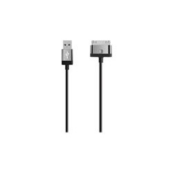 Belkin MIXIT 4ft 30-Pin to USB ChargeSync Cable, Black - Cable de carga / datos - Apple Dock (M) a USB (M) - 1.22 m - negro