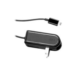 PureGear - Adaptador de corriente - 12 vatios - 2.4 A (Lightning) - negro - para Apple iPad/iPhone/iPod (Lightning)