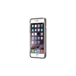 PureGear Slim Shell Pro - Carcasa trasera para teléfono móvil - plástico engomado - negro, transparente - para Apple iPhone 6s, 6s Plus