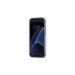 PureGear Slim Shell Pro - Carcasa trasera para teléfono móvil - plástico engomado - azul, transparente - para Samsung Galaxy S7