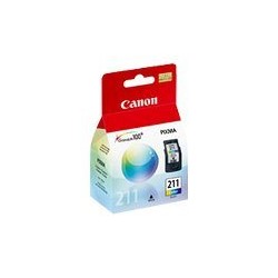 Canon CL-211 - Color (cian, magenta, amarillo) - original - depósito de tinta - para PIXMA MP240, MP282, MP480, MP490, MX320, MX330, MX340, MX350, MX360, MX410, MX420