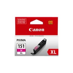 Canon CLI-151M XL - Magenta - original - depÃ³sito de tinta - para PIXMA iP7210, iX6810, MG5410, MG5510, MG6310