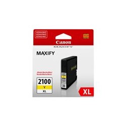 Canon PGI-2100XL Y - 19.3 ml - Alto rendimiento - amarillo - original - depÃ³sito de tinta - para MAXIFY iB4010, MB5110, MB5310, MB5410
