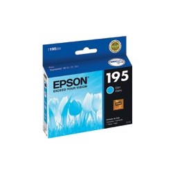 Epson T195 - CiÃ¡n - original - cartucho de tinta - para Expression XP-101, XP-201, XP-211