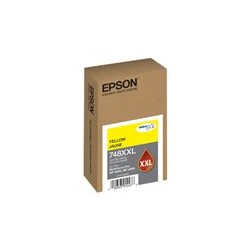 Epson 748XXL - XL - amarillo - original - cartucho de tinta - para WorkForce Pro WF-6090, WF-6590, WF-8090, WF-8090 D3TWC, WF-8590, WF-8590 D3TWFC