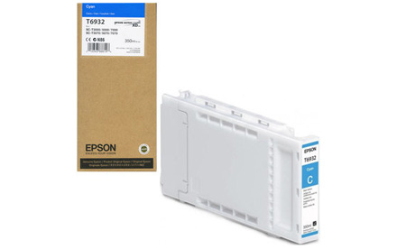Epson T6932 - 350 ml - ciÃ¡n - original - cartucho de tinta - para SureColor SC-T3000, SC-T3200, SC-T5000, SC-T5200, SC-T7000, SC-T7200, T3270, T5270, T7270