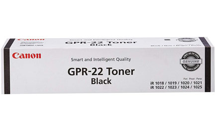 Canon GPR-22 - Negro - original - cartucho de tÃ³ner - para imageRUNNER 1023, 1023iF, 1023N, 1025, 1025iF, 1025N