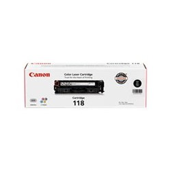 Canon 118 - Negro - original - cartucho de tÃ³ner - para Color imageCLASS MF726, MF729, MF8380, MF8580; ImageCLASS LBP7660, MF8380; i-SENSYS MF8380