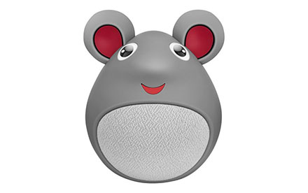 Mini bocina Bluetooth con forma de ratón