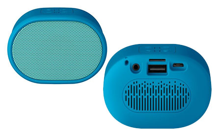 Mini bocina Bluetooth con reproductor USB/microSD y radio FM