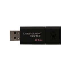 Kingston DataTraveler 100 G3 - Unidad flash USB - 64 GB - USB 3.0 - negro