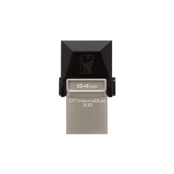 Kingston DataTraveler microDuo - Unidad flash USB - 64 GB - USB 3.0