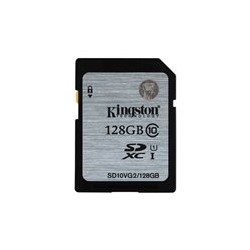 Kingston - Tarjeta de memoria flash - 128 GB - UHS Class 1 / Class10 - SDXC UHS-I