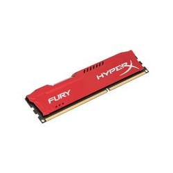 HyperX FURY - DDR3 - 4 GB - DIMM de 240 espigas - 1600 MHz / PC3-12800 - CL10 - 1.5 V - sin memoria intermedia - no ECC - rojo