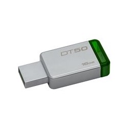Kingston DataTraveler 50 - Unidad flash USB - 16 GB - USB 3.1 - verde