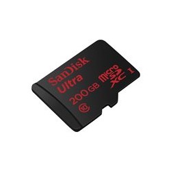 SanDisk Ultra - Premium Edition tarjeta de memoria flash (adaptador microSDXC a SD Incluido) - 200 GB - Class 10 - microSDXC UHS-I