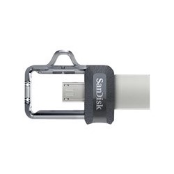 SanDisk Ultra Dual - Unidad flash USB - 64 GB - USB 3.0 / micro USB