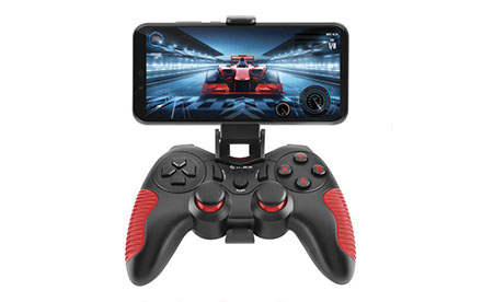 Control USB / Bluetooth para videojuegos compatible con PC, PS3 y smartphone