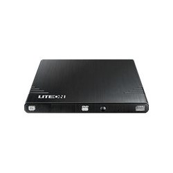 LiteOn eBAU108 - Unidad de disco - DVDÂ±RW (Â±R DL) / DVD-RAM - 8x/8x/5x - USB 2.0 - externo - negro