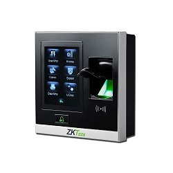 ZK Teco Security - SF400 -  Control de acceso de huellas dactilares basado en IP y tiempo de asistencia -  Capacidad de detecciÃ³n de huella: 1,500 - TCP/IP, USB Host - Capacidad Record: 80,000 - DC 12V/3A - 105 x 105 x 32mm - 2.8 Pulgadas de pantalla tÃ¡ctil resistiva - alarma - No Incluye fuente de poder