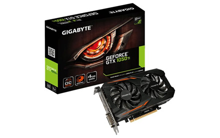 Gigabyte GeForce GTX 1050 Ti OC 4G - Tarjeta gráfica - GF GTX 1050 Ti