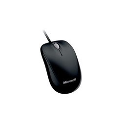 Microsoft Compact Optical Mouse 500 - Ratón - óptico - 3 botones - cableado - USB - negro