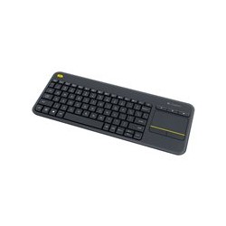 Logitech Wireless Touch Keyboard K400 Plus - Teclado - con panel tÃ¡ctil - inalÃ¡mbrico - 2.4 GHz - negro