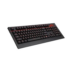 MSI - Keyboard - Wired - Spanish - Ergonomic Design - Black and red - Ergonomic Design