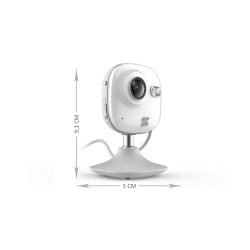 EZVIZ CS-C2MINI-31WFR - Network surveillance camera - color (Day&Night) - 1 MP - 1280 x 720 - 720p - M12 mount - audio - wireless - Wi-Fi - H.264 - DC 5 V