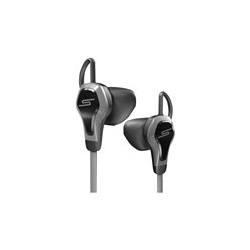 SMS Audio BioSport - Auriculares internos con micro - en oreja - cableado - conector de 3,5 mm - gris