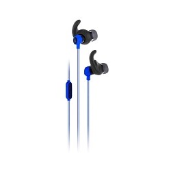JBL Reflect Mini - Auriculares internos con micro - en oreja - cableado - conector de 3,5 mm - azul