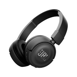 JBL T450BT - Auriculares con diadema con micro - en oreja - Bluetooth - inalámbrico - negro