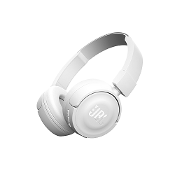 JBL T450BT - Auriculares con diadema con micro - en oreja - Bluetooth - inalÃ¡mbrico - blanco