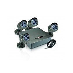 Nexxt Xpy 4004-HD - Kit CCTV de 4 Canales con 4 Cámaras 720p para el Exterior