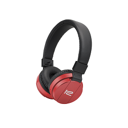 Klip Xtreme KHS-620 - Auriculares con diadema con micro - en oreja - Bluetooth - inalámbrico - rojo