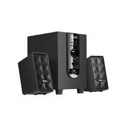 Klip Xtreme KES-345 AcoustiXFusion III - Sistema de altavoces - canal 2.1 - 20 vatios (Total) - negro