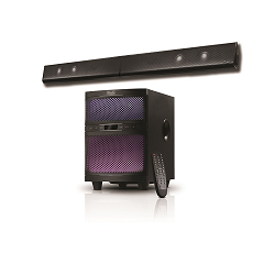 Klip Xtreme KSB-250 - Sound bar - Wireless - Black - 2.1CH Sound System